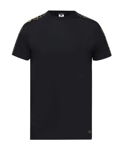 Versace Greca-print T-shirt In Black