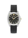 Versace Greca Pulse 38mm Watch In Black