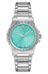 Versace Greca Reaction Watch, 38mm