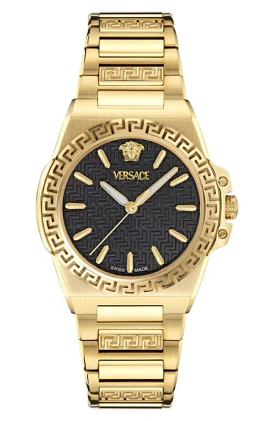VERSACE VERSACE GRECA REACTION BRACELET WATCH, 38MM