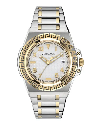 Versace Greca Reaction Bracelet Watch In Multi