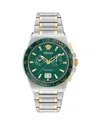 Versace Greca 43mm Watch In Metallic