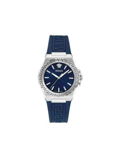 Versace Greca Reaction Lady 36mm In Blue