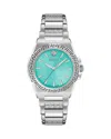 Versace Greca Reaction Watch, 38mm In Blue/siver