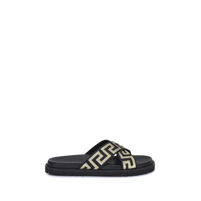 VERSACE GRECA SANDALS
