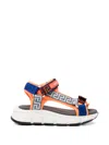 Versace Greca Sandals In Multi