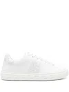 Versace Greca-embellished Sneakers In White