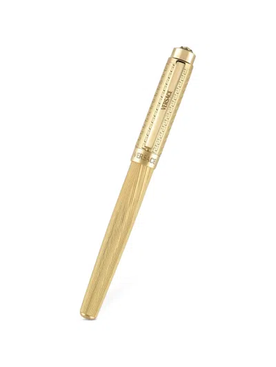 Versace Greca Signature Fountain Pen In Gold
