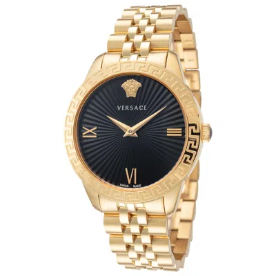 Versace Greca Signature Women's Watch In Gold
