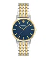 Versace Greca Slim Bracelet Watch In Gold