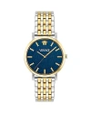 Versace Greca Slim Bracelet Watch In Two Tone