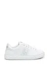 Versace 'greca Crystal Sneakers In White