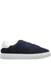 Versace Lace-up Low-top Sneakers In Blue