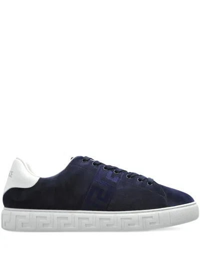 Versace Greca Sneakers In Blue