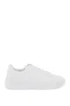 Versace White Leather Sneakers In White
