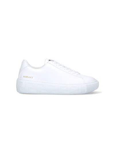 Versace "greca" Sneakers In White