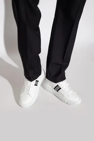 Versace ‘greca' Sneakers In White