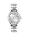 Versace Greca Sphere Watch, 35mm In Silver