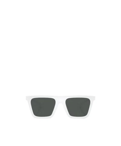 Versace Greca Square-frame Sunglasses In Black