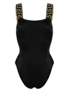 Versace One-piece Swimsuit With Greca Border