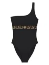 Versace Greca Swimsuit In Black