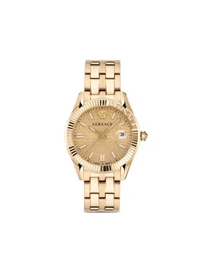 Versace Greca Time Yellow Gold Bracelet Watch