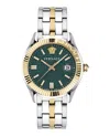 Versace Greca Logo Two-tone Stainless Steel Bracelet Watch