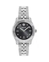 Versace Montre Greca Time Diamond In Silver