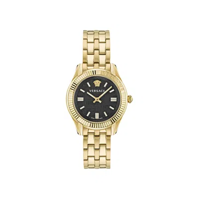 Pre-owned Versace Greca Time Bracelet Watch 'gold' | Women's Size Onesize