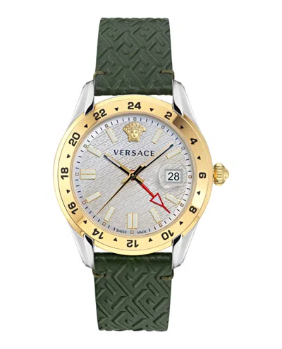 VERSACE GRECA TIME GMT WATCH