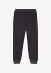 Versace Greca Track Pants In Gray