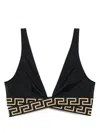 Versace Greca Triangle Bikini Top