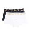 Versace Bi-pack Intimo Uomo Jersey Topeka Bi-stretch In White