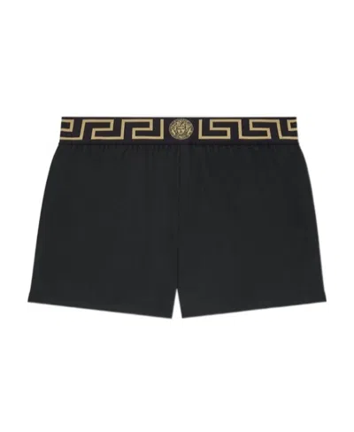 VERSACE LOGO-WAISTBAND SWIMWEAR