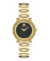 Versace Greca Twist Bracelet Watch In Gold