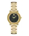 Versace Greca Twist Bracelet Watch In Gold