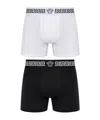 Versace Greca Two-pack Boxer Briefs In Multi