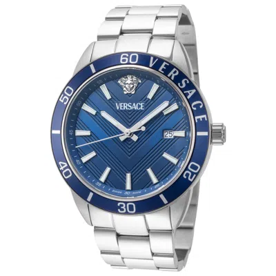 Versace Greca Urban Men's Watch In Metallic