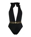 Versace Lycra Vita One Piece Swimsuit In Black