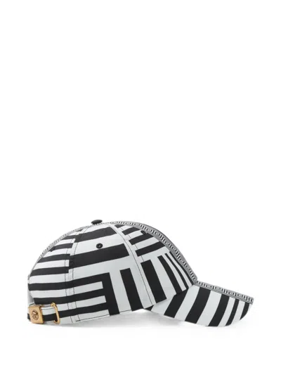 Versace Greca-print Baseball Cap In Multi
