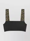 Versace Greek Border Crop Top