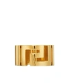 Versace Greek Pattern Ring In Gold