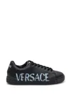 Versace Greek Sneakers With Logo In Multi