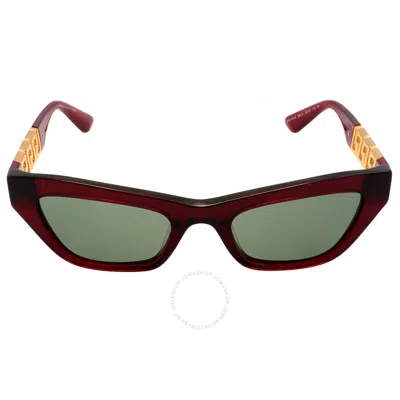 Versace Green Cat Eye Ladies Sunglasses Ve4419 388/2 52 In Red