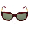 Versace Green Square Ladies Sunglasses Ve4418 388/2 56 In Green