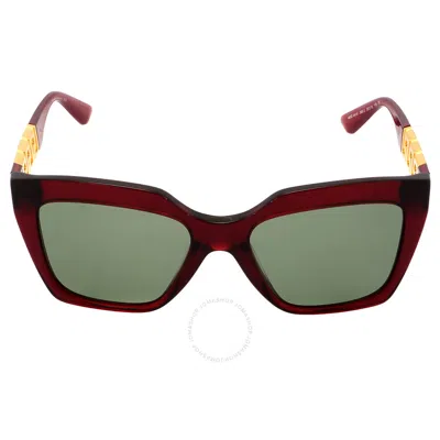 Versace Green Square Ladies Sunglasses Ve4418 388/2 56