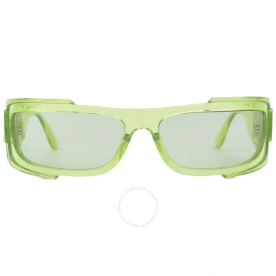 Versace Logo Sunglasses In Green
