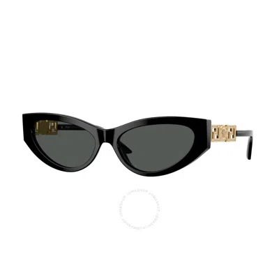 VERSACE VERSACE GREY CAT EYE LADIES SUNGLASSES VE4470B GB1/87 56