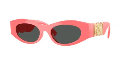 Versace Grey Cat Eye Ladies Sunglasses Ve4480u 553187 51