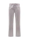 Versace Grey Denim Jeans In Grey